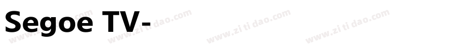 Segoe TV兰亭黑字体转换